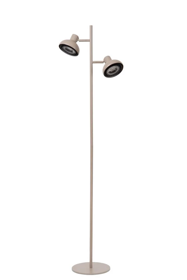 Lucide SENSAS - Floor lamp - 2xGU10 (ES111) - Cream - turned off